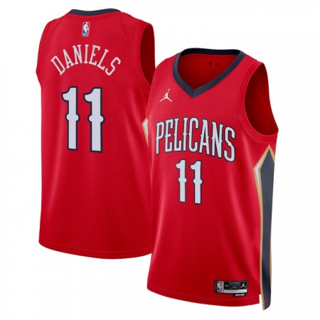 NBA Mænd Trøje New Orleans Pelicans Dyson Daniels 11 2022-23 Jordan Statement Edition Rød Swingman NBA Mænd Trøje New Orleans Pelicans Dyson Daniels 11 2022-23 Jordan Statement Edition Rød Swingman